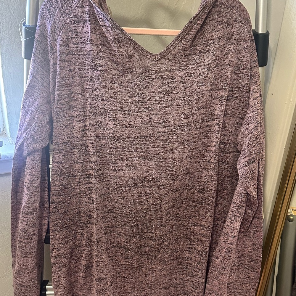 Delirious Purple Relaxed Hoodie Sweatshirt